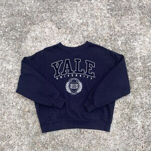 H&M Navy Blue Yale University Men's Crewneck Sweater